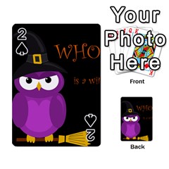 Who is a witch? - purple Playing Cards 54 Designs 