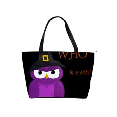 Who is a witch? - purple Shoulder Handbags