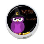 Who is a witch? - purple 4-Port USB Hub (One Side) Front