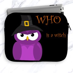 Who is a witch? - purple Apple iPad 2/3/4 Zipper Cases