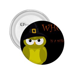 Who Is A Witch? - Yellow 2 25  Buttons by Valentinaart