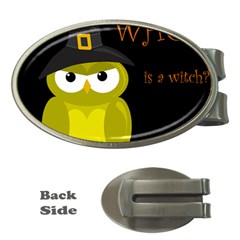 Who Is A Witch? - Yellow Money Clips (oval)  by Valentinaart