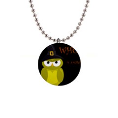 Who Is A Witch? - Yellow Button Necklaces by Valentinaart