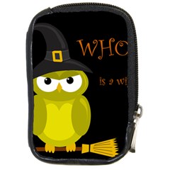 Who Is A Witch? - Yellow Compact Camera Cases by Valentinaart