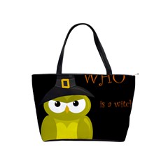 Who Is A Witch? - Yellow Shoulder Handbags by Valentinaart