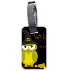 Who Is A Witch? - Yellow Luggage Tags (two Sides) by Valentinaart