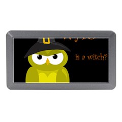 Who Is A Witch? - Yellow Memory Card Reader (mini) by Valentinaart