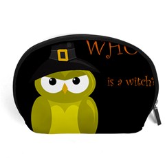 Who Is A Witch? - Yellow Accessory Pouches (large)  by Valentinaart