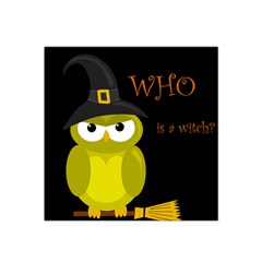 Who Is A Witch? - Yellow Satin Bandana Scarf by Valentinaart