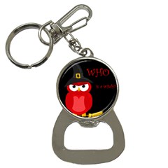 Who Is A Witch? - Red Bottle Opener Key Chains by Valentinaart