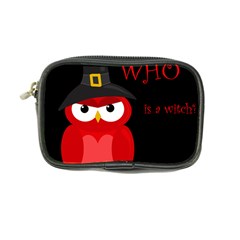 Who Is A Witch? - Red Coin Purse by Valentinaart