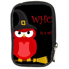 Who Is A Witch? - Red Compact Camera Cases by Valentinaart