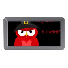 Who Is A Witch? - Red Memory Card Reader (mini) by Valentinaart