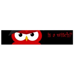 Who Is A Witch? - Red Flano Scarf (small) by Valentinaart