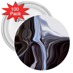 Metallic And Chrome 3  Buttons (100 Pack) 