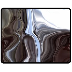 Metallic And Chrome Fleece Blanket (medium)  by digitaldivadesigns