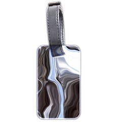 Metallic And Chrome Luggage Tags (two Sides) by digitaldivadesigns