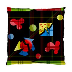 Playful Day Standard Cushion Case (one Side) by Valentinaart