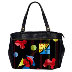 Playful Day Office Handbags (2 Sides) 