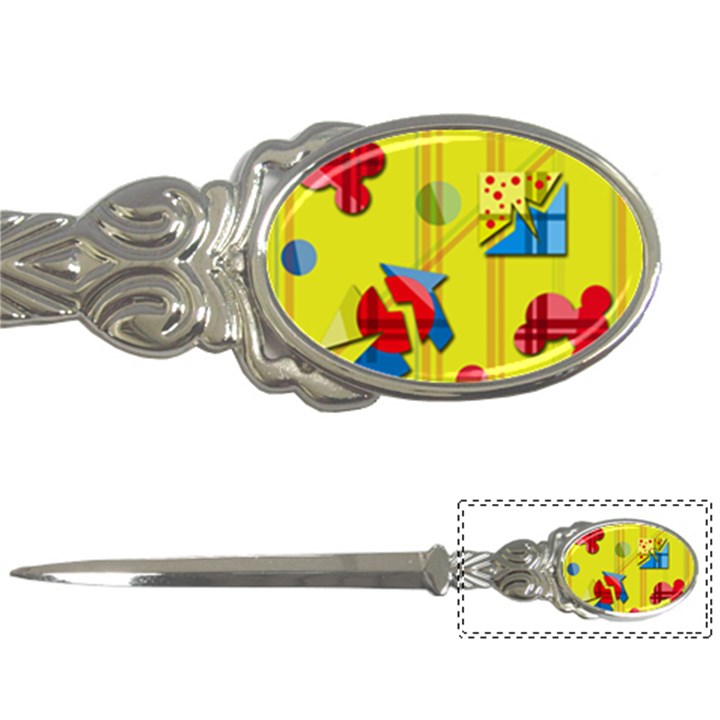 Playful day - yellow  Letter Openers