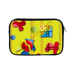 Playful Day - Yellow  Apple Ipad Mini Zipper Cases by Valentinaart