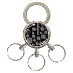 Come Down - Magenta 3-ring Key Chains