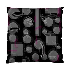 Come Down - Magenta Standard Cushion Case (one Side) by Valentinaart