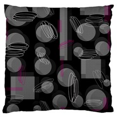 Come Down - Magenta Large Cushion Case (two Sides) by Valentinaart