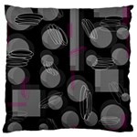 Come down - magenta Large Cushion Case (Two Sides) Back