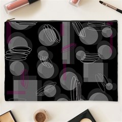 Come Down - Magenta Cosmetic Bag (xxxl)  by Valentinaart