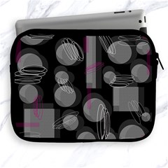 Come Down - Magenta Apple Ipad 2/3/4 Zipper Cases by Valentinaart