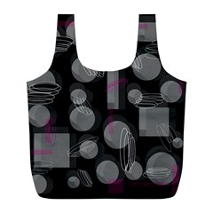 Come Down - Magenta Full Print Recycle Bags (l)  by Valentinaart