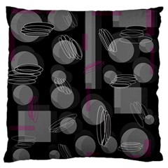 Come Down - Magenta Standard Flano Cushion Case (one Side) by Valentinaart