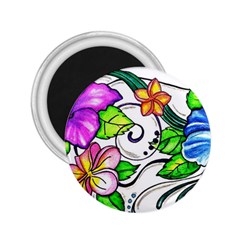 Tropical Hibiscus Flowers 2 25  Magnets by EverIris