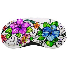 Tropical Hibiscus Flowers Sleeping Masks