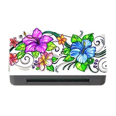 Tropical Hibiscus Flowers Memory Card Reader With Cf by EverIris