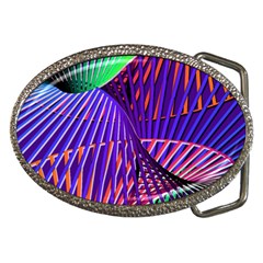 Colorful Rainbow Helix Belt Buckles by designworld65