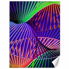 Colorful Rainbow Helix Canvas 36  X 48   by designworld65