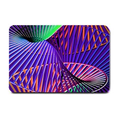 Colorful Rainbow Helix Small Doormat  by designworld65