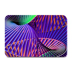 Colorful Rainbow Helix Plate Mats by designworld65