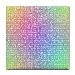 Rainbow Colorful Grid Tile Coasters by designworld65