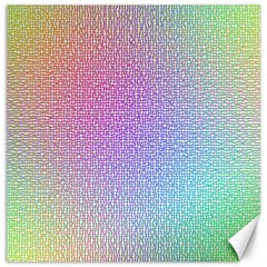 Rainbow Colorful Grid Canvas 12  X 12   by designworld65