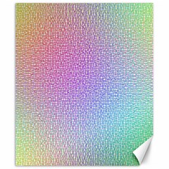 Rainbow Colorful Grid Canvas 20  X 24   by designworld65