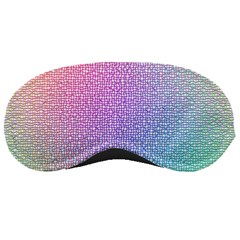 Rainbow Colorful Grid Sleeping Masks by designworld65