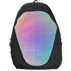 Rainbow Colorful Grid Backpack Bag by designworld65