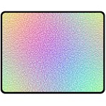 Rainbow Colorful Grid Double Sided Fleece Blanket (Medium)  58.8 x47.4  Blanket Front