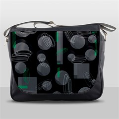 Come Down - Green Messenger Bags