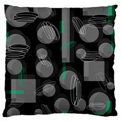 Come Down - Green Large Cushion Case (two Sides)