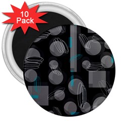 Come Down - Blue 3  Magnets (10 Pack) 