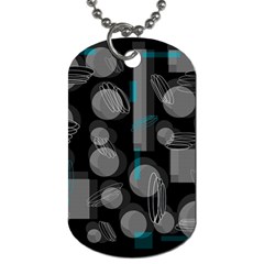 Come Down - Blue Dog Tag (two Sides) by Valentinaart